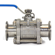 三片式不锈钢快装球阀