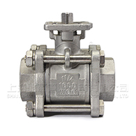 三片式高平台螺纹球阀