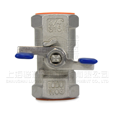 一片式蝶柄球阀