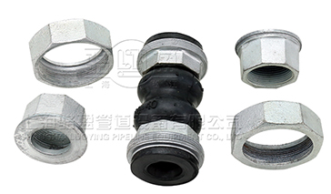河南省南阳市唐河县<a href=//yosunsoft.com.cn target=_blank class=infotextkey>丝扣橡胶接头</a>分解图